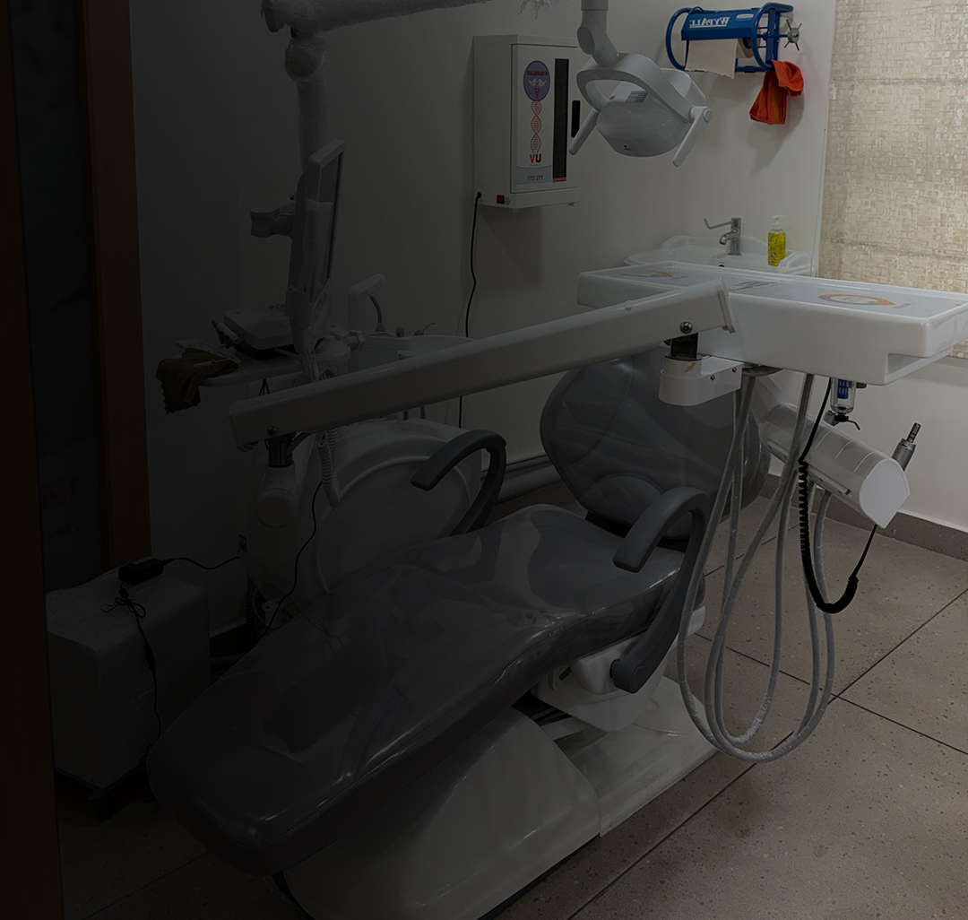 Dentist preparing treatment